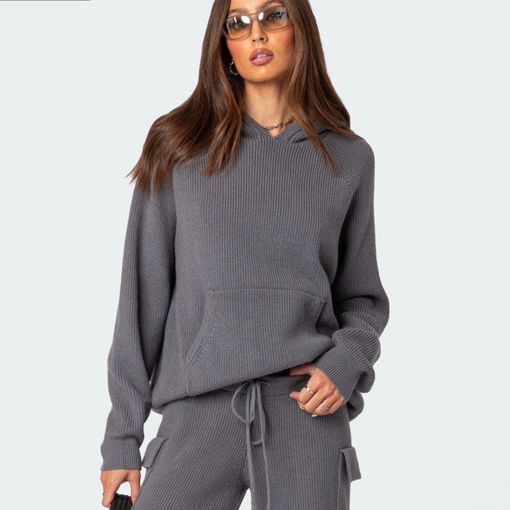 EDIKTED wynter knit hoodie